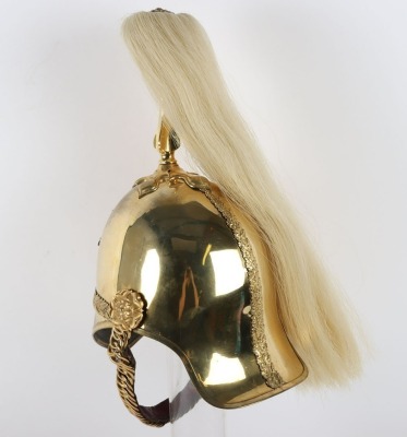 4th Royal Irish Dragoon Guards Officers 1871 Pattern Full Dress Helmet - 10