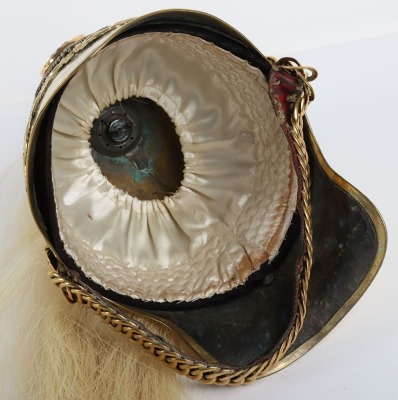 4th Royal Irish Dragoon Guards Officers 1871 Pattern Full Dress Helmet - 11
