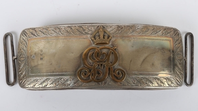 4th Royal Irish Dragoon Guards Officers Full Dress Pouch Belt, Pouch and Waist Belt - 5