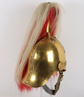 5th Princess Charlottes Dragoon Guards Officers 1871 Pattern Full Dress Helmet - 11