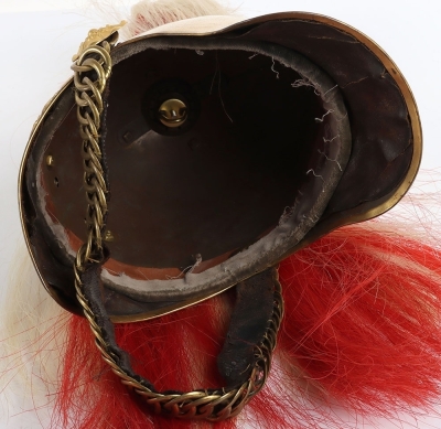 5th Princess Charlottes Dragoon Guards Officers 1871 Pattern Full Dress Helmet - 13