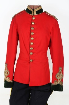 5th Princess Charlottes Dragoon Guards Officers Full Dress Tunic