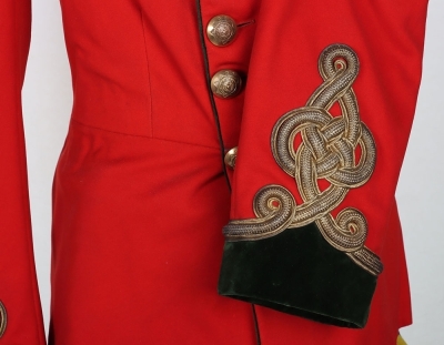 5th Princess Charlottes Dragoon Guards Officers Full Dress Tunic - 5