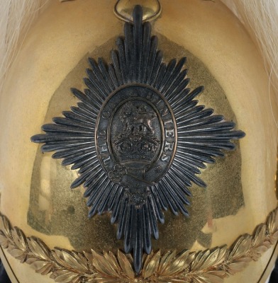 6th Dragoons Guards Carabineers 1871 Pattern Officer Helmet - 2