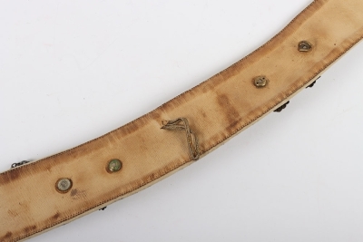 6th Dragoon Guards Carabineers Officers Full Dress Pouch Belt, Pouch & Waist Belt. - 6