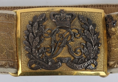 6th Dragoons Carabineers Officers Full Dress Waist Belt - 2