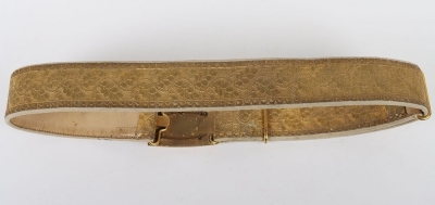 6th Dragoons Carabineers Officers Full Dress Waist Belt - 3