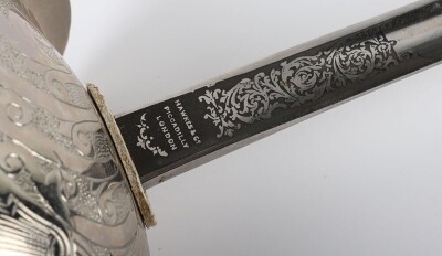 George V 6th Dragoon Guards Officers 1912 Pattern Cavalry Sword - 10