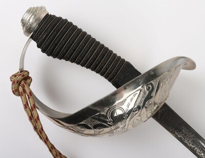 George V 6th Dragoon Guards Officers 1912 Pattern Cavalry Sword - 12