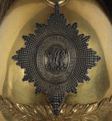 7th Princess Royals Dragoon Guards 1871 Pattern Full Dress Helmet - 2