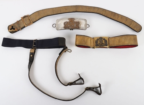 7th Princess Royals Dragoon Guards Full Dress Pouch Belt, Pouch and Waist Belt