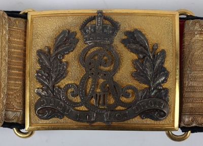 7th Princess Royals Dragoon Guards Full Dress Pouch Belt, Pouch and Waist Belt - 8