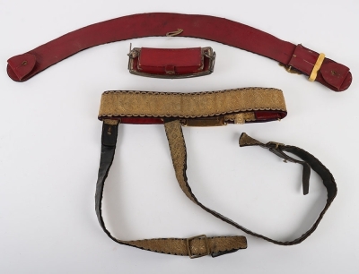 1st Royal Dragoons Officers Full Dress Pouch Belt, Pouch and Waist Belt - 2