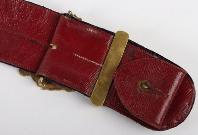 1st Royal Dragoons Officers Full Dress Pouch Belt, Pouch and Waist Belt - 6
