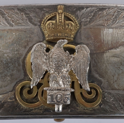 1st Royal Dragoons Officers Full Dress Pouch Belt, Pouch and Waist Belt - 8