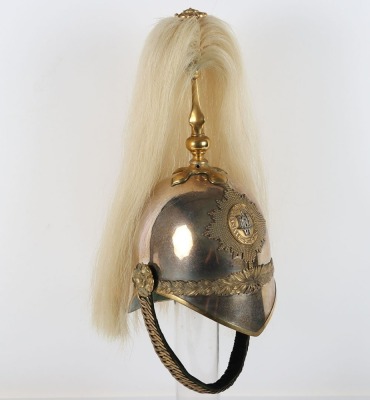 6th Inniskilling Dragoon Officers 1871 Pattern Helmet - 5