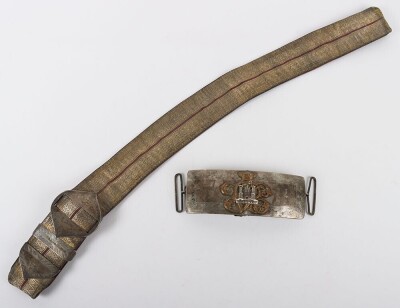 6th Inniskilling Dragoon Officers Full Dress Pouch Belt, Pouch & Waist Belt & Slings