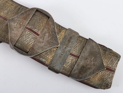 6th Inniskilling Dragoon Officers Full Dress Pouch Belt, Pouch & Waist Belt & Slings - 9