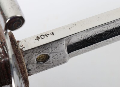 Inniskilling Dragoons 1887 Pattern Heavy Cavalry Officers Sword - 9