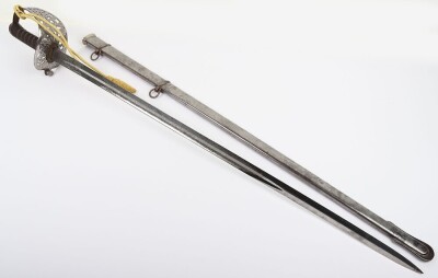 1887 Pattern Heavy Cavalry Sword with Patent Solid Hilt by Wilkinson, 35335 - 4