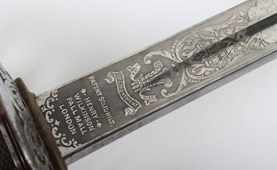 1887 Pattern Heavy Cavalry Sword with Patent Solid Hilt by Wilkinson, 35335 - 13