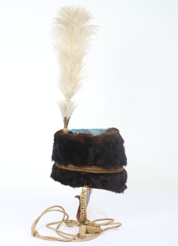 3rd Hussars Officer Busby & Plume