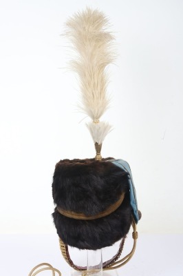3rd Hussars Officer Busby & Plume - 3