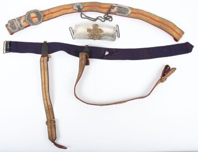 3rd Hussars Captains Full Dress Pouch Belt, Pouch & Slings - 2