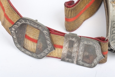 3rd Hussars Captains Full Dress Pouch Belt, Pouch & Slings - 5