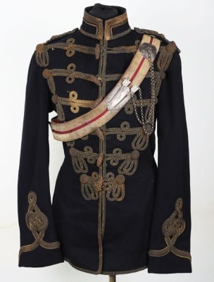 4th Hussars Officers Lt Full Dress Tunic - 7