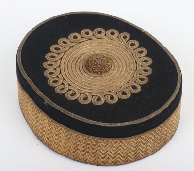 7th Hussars Officers Pill Box Cap - 2