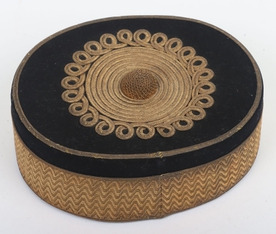 7th Hussars Officers Pill Box Cap - 3