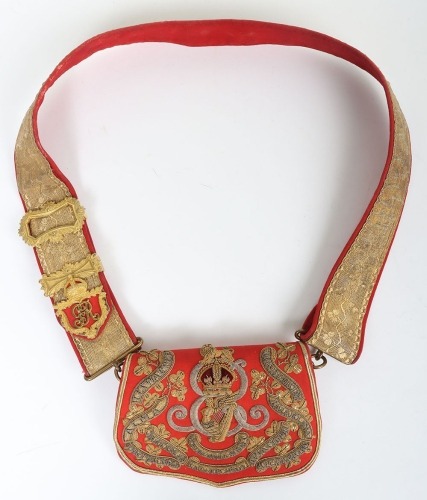 8th Hussars Officers Full Dress Pouch Belt