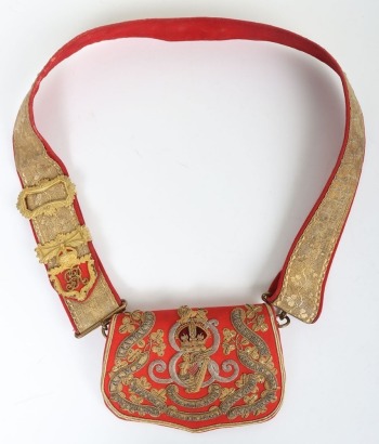 8th Hussars Officers Full Dress Pouch Belt
