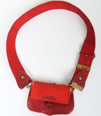 8th Hussars Officers Full Dress Pouch Belt - 5