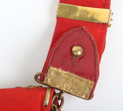 8th Hussars Officers Full Dress Pouch Belt - 8