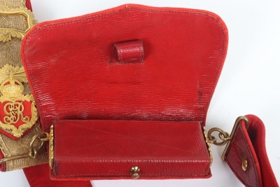 8th Hussars Officers Full Dress Pouch Belt - 9