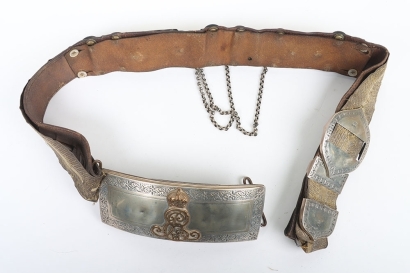 13th Hussars Officers Full Dress Pouch Belt
