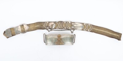 13th Hussars Officers Full Dress Pouch Belt - 2