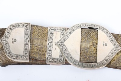 13th Hussars Officers Full Dress Pouch Belt - 11