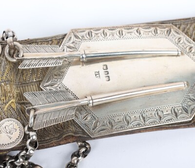 13th Hussars Officers Full Dress Pouch Belt - 12