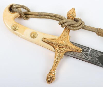 14th (Kings) Hussars Levee Pattern Dress Sword - 6
