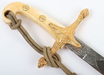 14th (Kings) Hussars Levee Pattern Dress Sword - 7