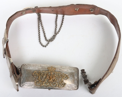 14th Hussars Full Dress Pouch Belt
