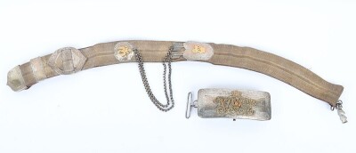 14th Hussars Full Dress Pouch Belt - 2