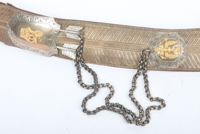 14th Hussars Full Dress Pouch Belt - 5