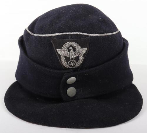 Third Reich Fire Police Officers M-43 Cap