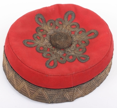 15th Hussars Officers Scarlet Pill Box - 2