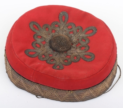 15th Hussars Officers Scarlet Pill Box - 3