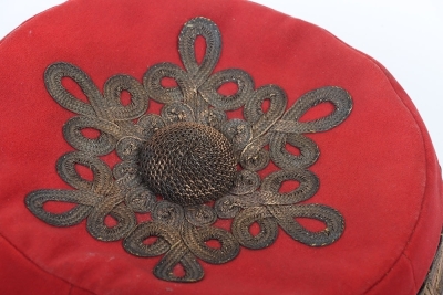 15th Hussars Officers Scarlet Pill Box - 4